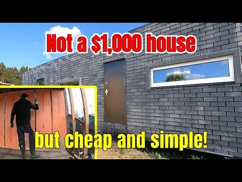 I Built a House Made 90% Out of Foam Board!