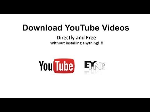 YouTube Downloader - Download YouTube Videos directly and free