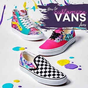 How to Customize Your Vans shoes & Slip Ons