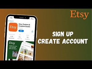 How to Sign Up Etsy App | Create Etsy Account