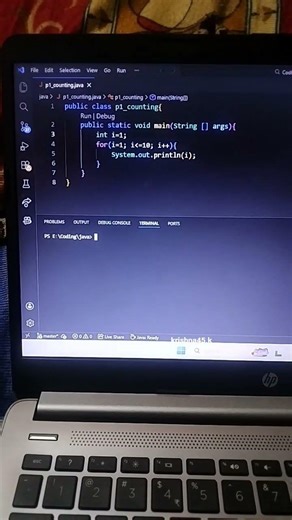 counting 1 to 10 using for loop in java #coding #java #programming