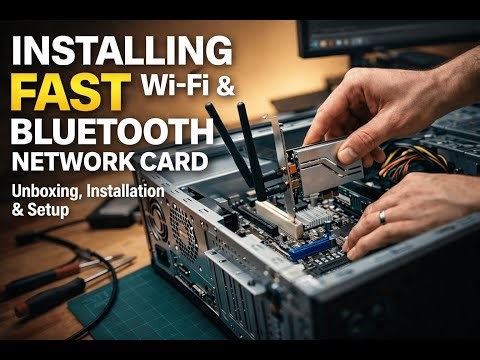 Upgrade Your PC Wi-Fi & Bluetooth with PCIe Network Card | Unboxing, Installation and Post Setup
