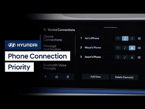 Phone Connection Priority | Hyundai