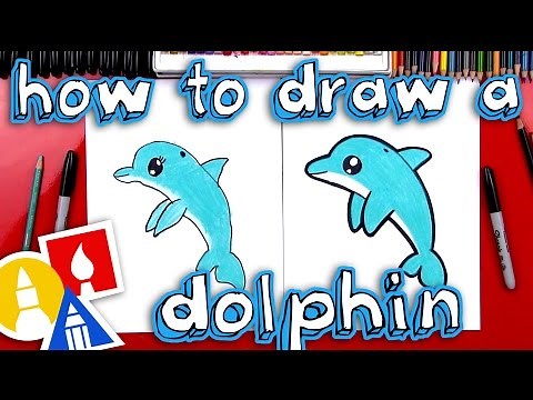 How to Easily Draw a Dolphin