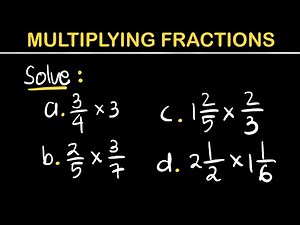 How to Multiply Fractions Easily | Step-by-Step Tutorial for Beginners!