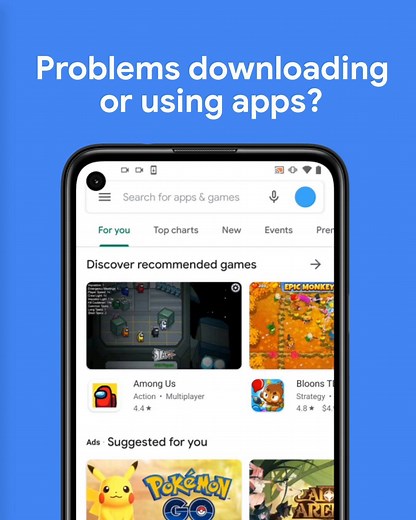 New tip coming in hawt! 🔥 If you have an app that’s misbehaving or won’t download, give these steps a shot! https://goo.gle/34r1meq | Google Play