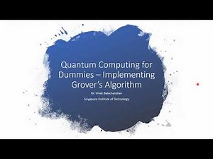 Quantum computing for dummies - Ep:9 Implementing Grover's Algorithm