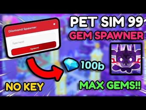 *NEW* Pet Simulator 99 Diamond Spawner | PS99 Script | Mobile | Gem Spawner | Pastebin