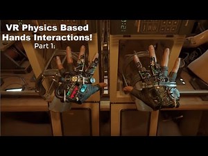 UE4 VR Physics Based Hands Interaction(Realistic Hands Interaction part 1) UE4Tuts For You#UE4VR