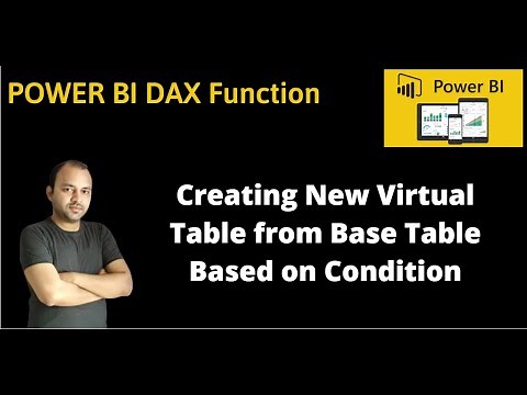 How to create New Table in Power BI From Existing Table based on Condition | DAX CalculateTable