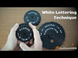 Add white lettering to your 3D printed parts