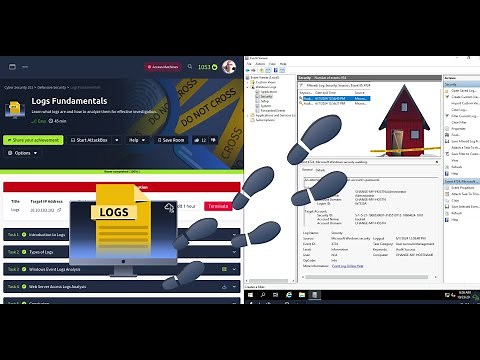 TryHackMe Logs Fundamentals | Understanding Logs: Basics | Cyber Security 101 | SAL1