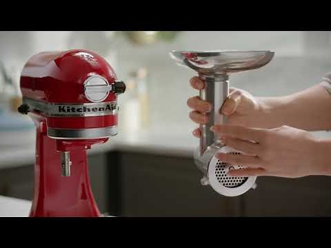 How to Assemble the New KitchenAid® Metal Food Grinder Attachment