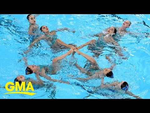 Team USA takes the stage in artistic swimming event at Paris Olympics