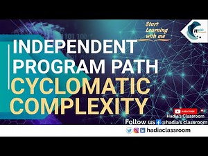 How to find Independent Program Path | Cyclomatic Complexity | Tutorial 49 (Urdu/Hindi)