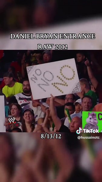 DANIEL BRYAN ENTRANCE RAW 2012 #WWE #danielbryan #wweentrance #wweraw #fyp