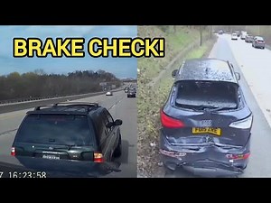 Instant Karma For Brake Checking A Semi Truck!