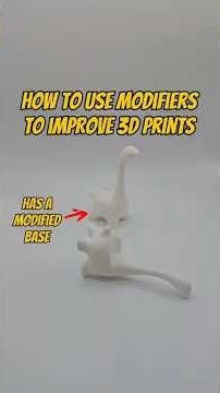 How to use modifiers to improve 3D prints #3dprinting #bambulab #tips #tutorial #guidance #howto