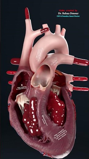3D Cardiac Cycle Animation 💓