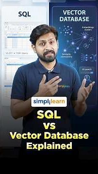 SQL vs Vector Database 2026 | Key Differences Explained | SQL vs Vector DB | #Shorts |#simplilearn
