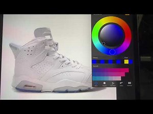 Design sneakers using Procreate!