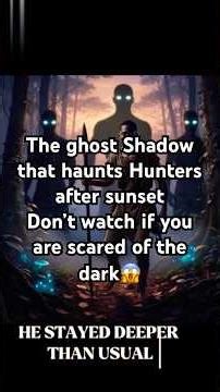 The ghost shadow that haunts hunters after sunset 😱watch if you Dare😱 #AfricanHorror #HorrorStory