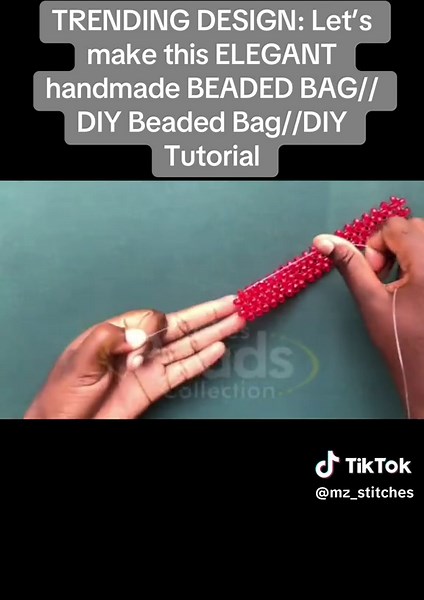 DIY Elegant Handmade Beaded Bag Tutorial