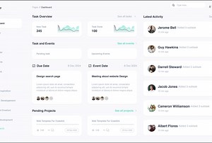 Planistry – Task Management Dashboard UI ✨