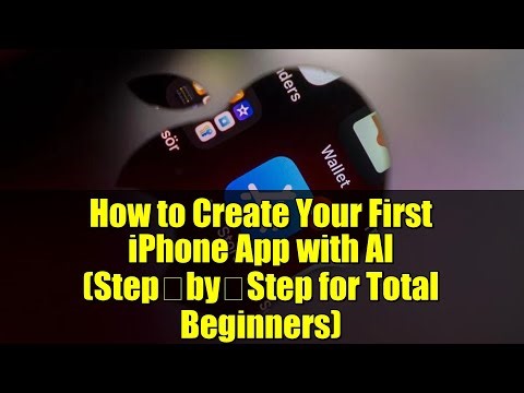 How to Create Your First iPhone App with AI (Step‑by‑Step for Total Beginners)