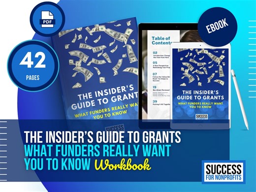 Nonprofit Grant Writing Guide: Insider Secrets, Fillable Workbook (PDF) - Etsy