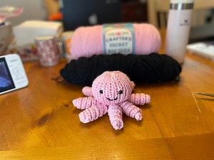 Mini Octopus Knitting Machine Pattern