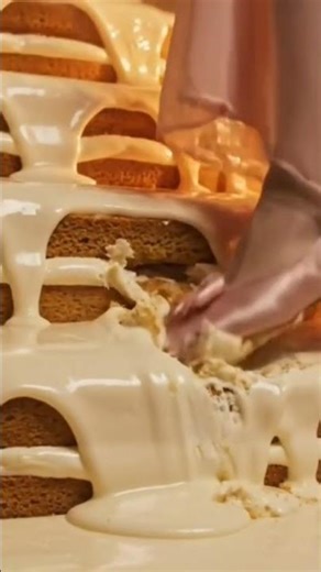 Chocolate Cream Cake Stairs Asmr #ai #asmr #aiasmrverse