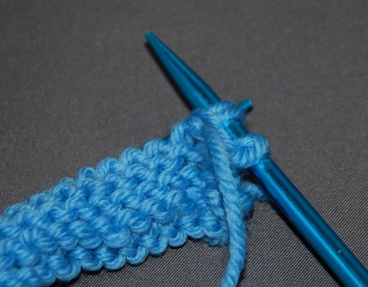 How to Increase by Purling in the Front and Back of a Stitch