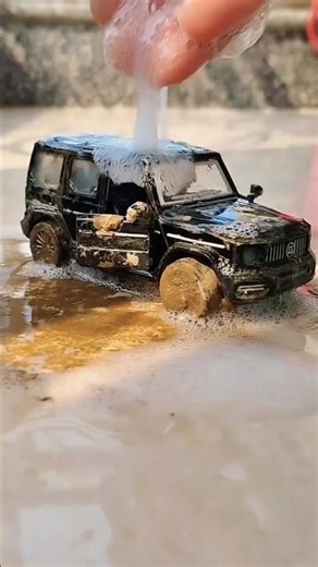 Car mud washing after off-road 💦💧| Mercedes Benz G-Wagon | Diecast scale model cars drift कार धुलाई