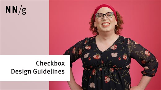 Checkbox Design: 8 Guidelines (Video)