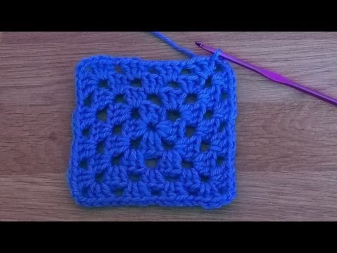 Basic Granny Square - Crochet Tutorial for Beginners