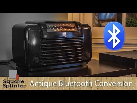 Easy Way to Convert Antique Vintage Radio to Bluetooth with New Speakers