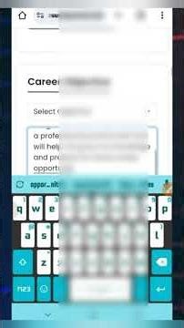 Mobile দিয়ে CV তৈরি করার নিয়ম💼 | How to make CV on Mobile " #shorts #CV