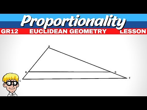 Grade 12 Proportionality Theorem: #1