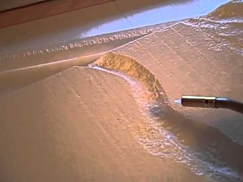 Foam landscape for train layout