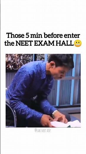 5 min before entered the NEET Exam hall😬 #neet #neetmotivation #neet2025 #neet2026 #shorts #exam