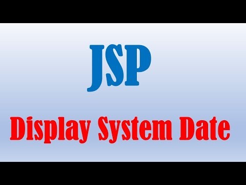 JSP - Display System date