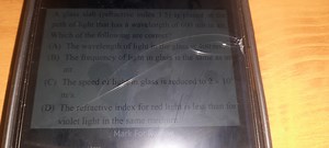 A glass slab (refractive index 1.5 ) is placed in the path of l... | Filo