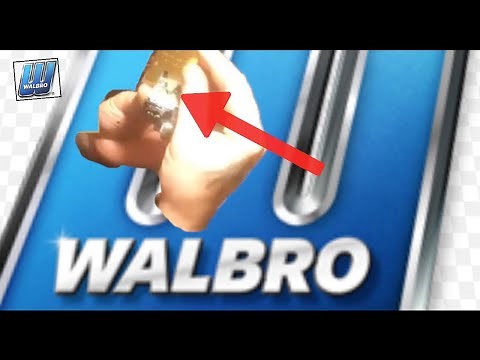 Walbro 2-stroke carburettor. How to set/adjust metering lever with a Walbro metering lever gauge.