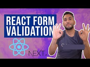 React form validation with react hook form. Simple!