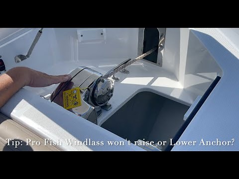Quick Tip: Lewmar Pro Fish Windlass won't go up, Lower, or Retrieve Anchor. Easy fix troubleshoot.