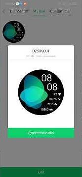 How to upload watch face using Solar|KW66 Watch Faces Application (GloryFit)