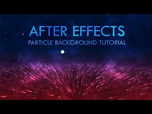 particle background animation tutorial | abstract particles |adobe after effects tutorial