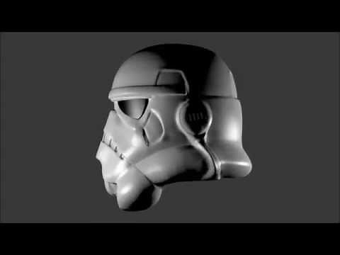 3D Printable full scale StormTrooper Helmet