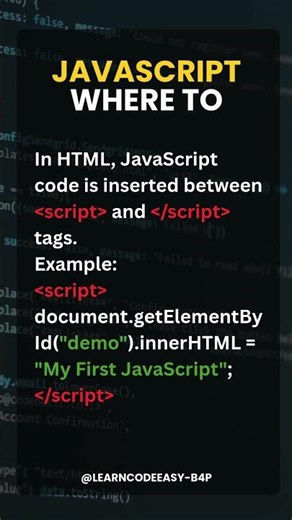 Adding JavaScript to HTML - The Easy Way